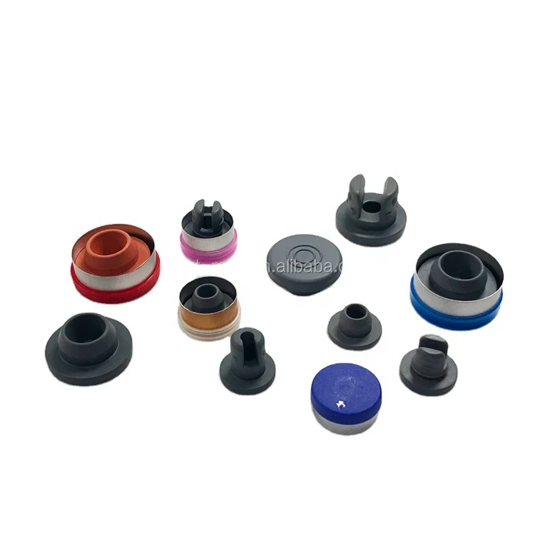 13mm 15mm 20mm grey rubber butyl stopper for medical glass vials