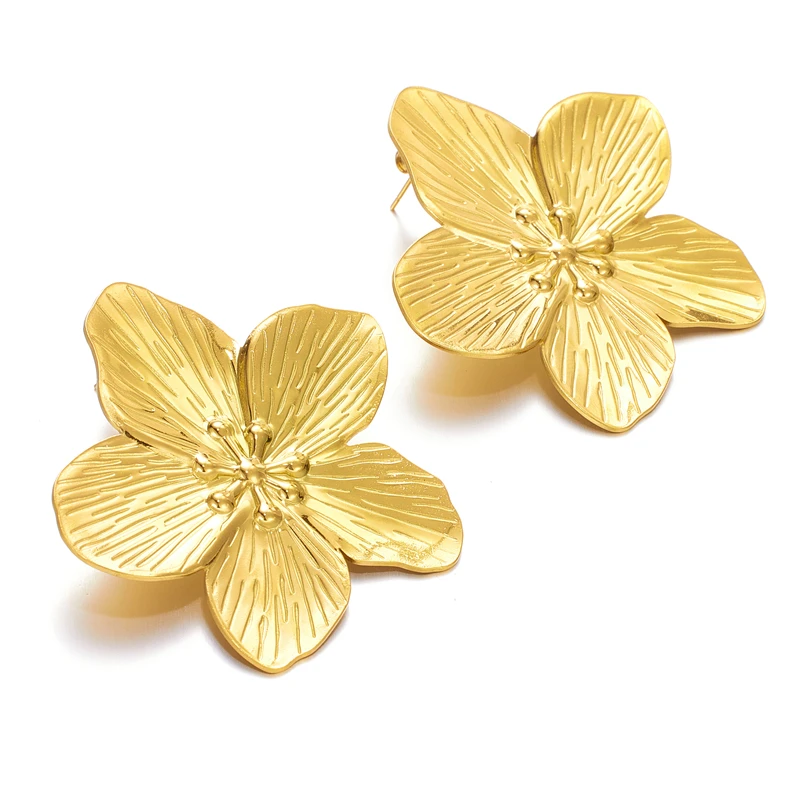 Женские серьги-гвоздики из нержавеющей стали