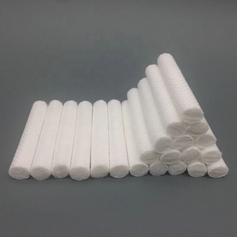 2021 Hotsale Nasal Inhaler Replacement Cotton Wicks Aromatherapy Refill Wick Sticks for Essential Oil Nasal Inhalers