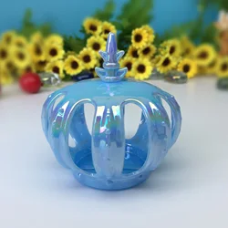 wholesale Plastic Pearlescent coating crown shape Candy Box Oriental india arab  Dragee Container Party Favors Gift We