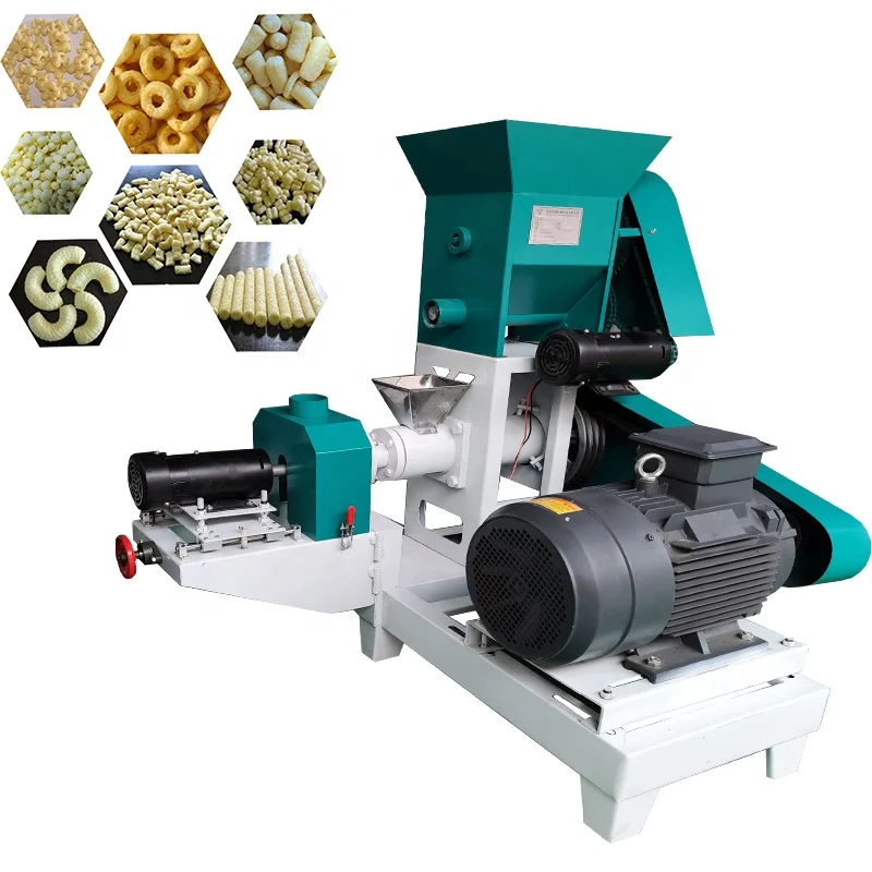High Quality Adjustable Single Screw Extruder For Cereals Multifunctional Hot Selling Puffed Cereal Extruder Machine