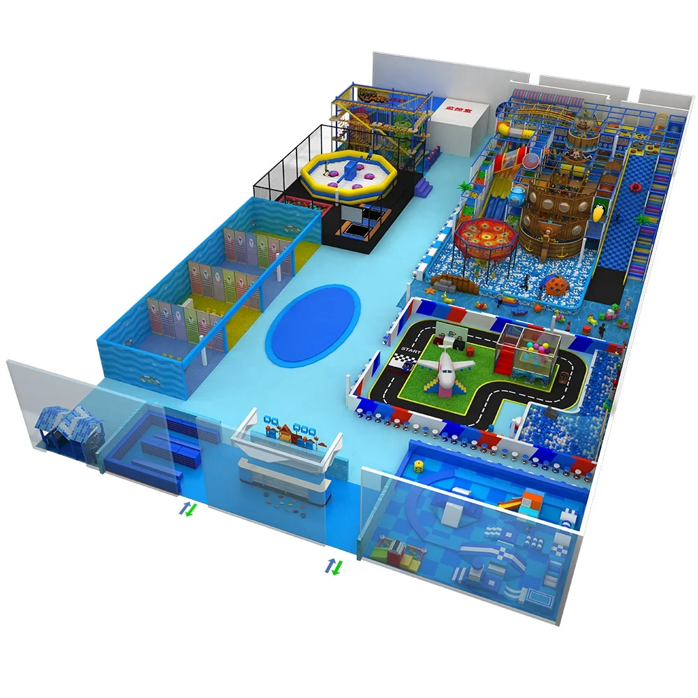 Professional Commercial Indoor Toddler Playground Amusement Park Equipment Sets