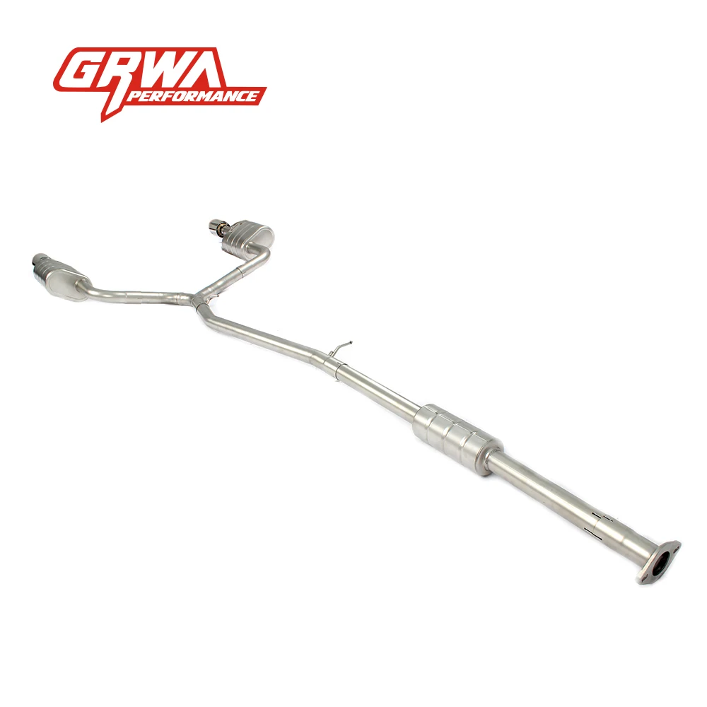 Factory Supply Muffler And Exhaust Systems Aluminized Steel Exhaust Pipe with Valve Control for Ford Explorer