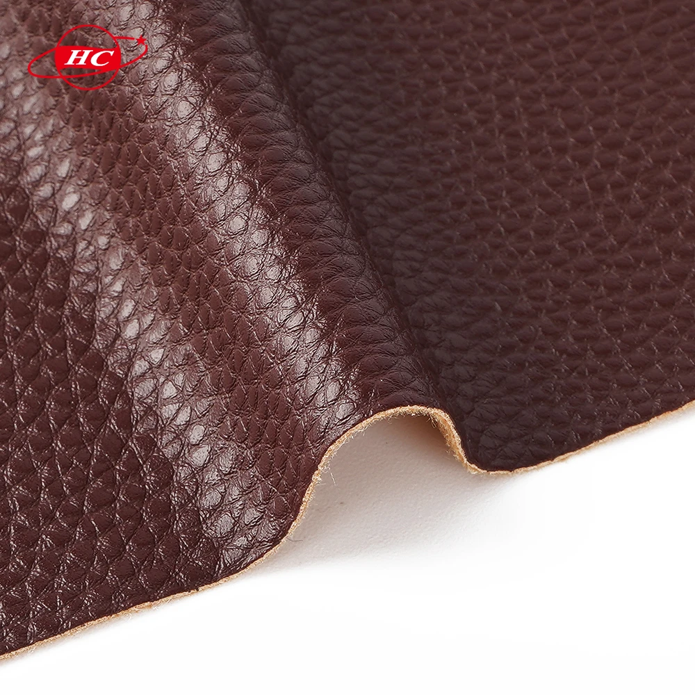 PVC leather Lychee pattern customized 1.0 mm suitable for bags backpacks