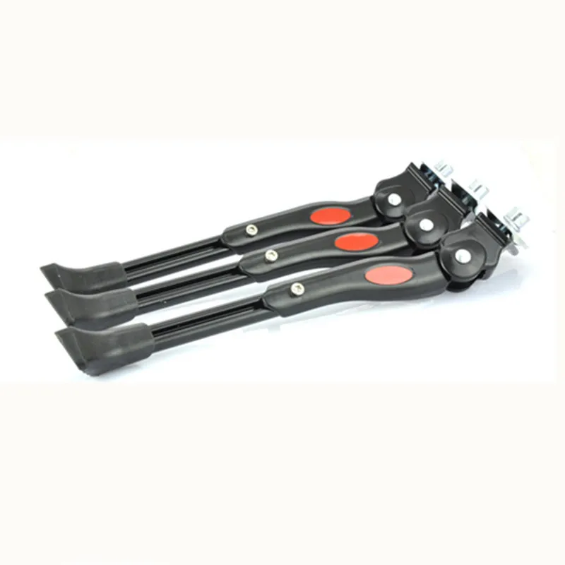 New  High Quality Aluminum Black Bicycle Stand Mountain Bike Mobile Adjusted Length 30-34 cm Stand Bike Repair Parking Stand