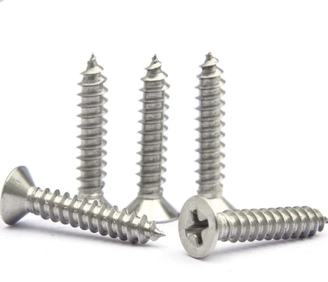 Low Price Countersunk Head wood Screw phillips self tapping screw