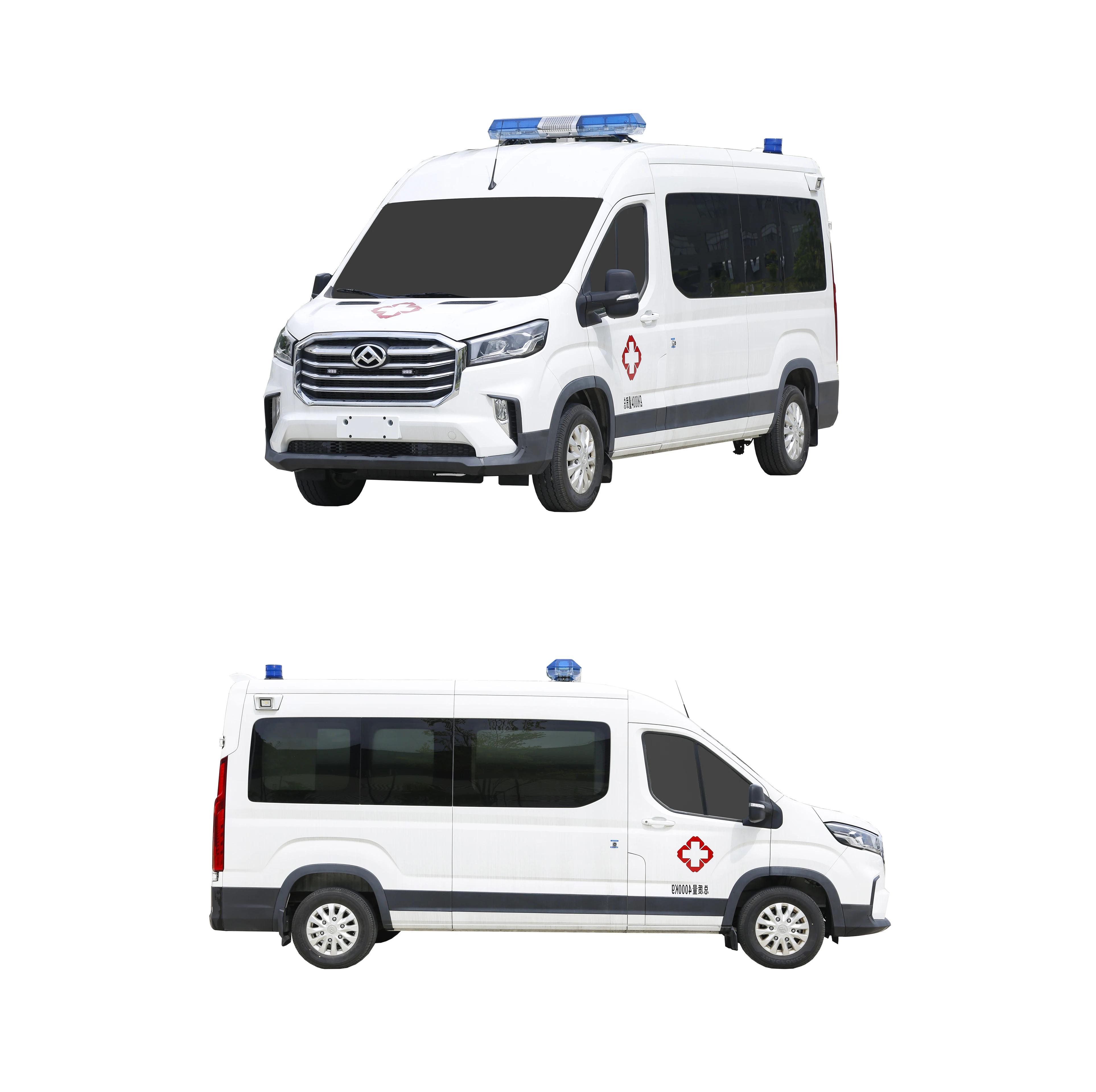 High quality Maxus EV90 Electric Ambulance Car Hospital Monitoring Medical Ambulance Vehicle Ambulance for sale