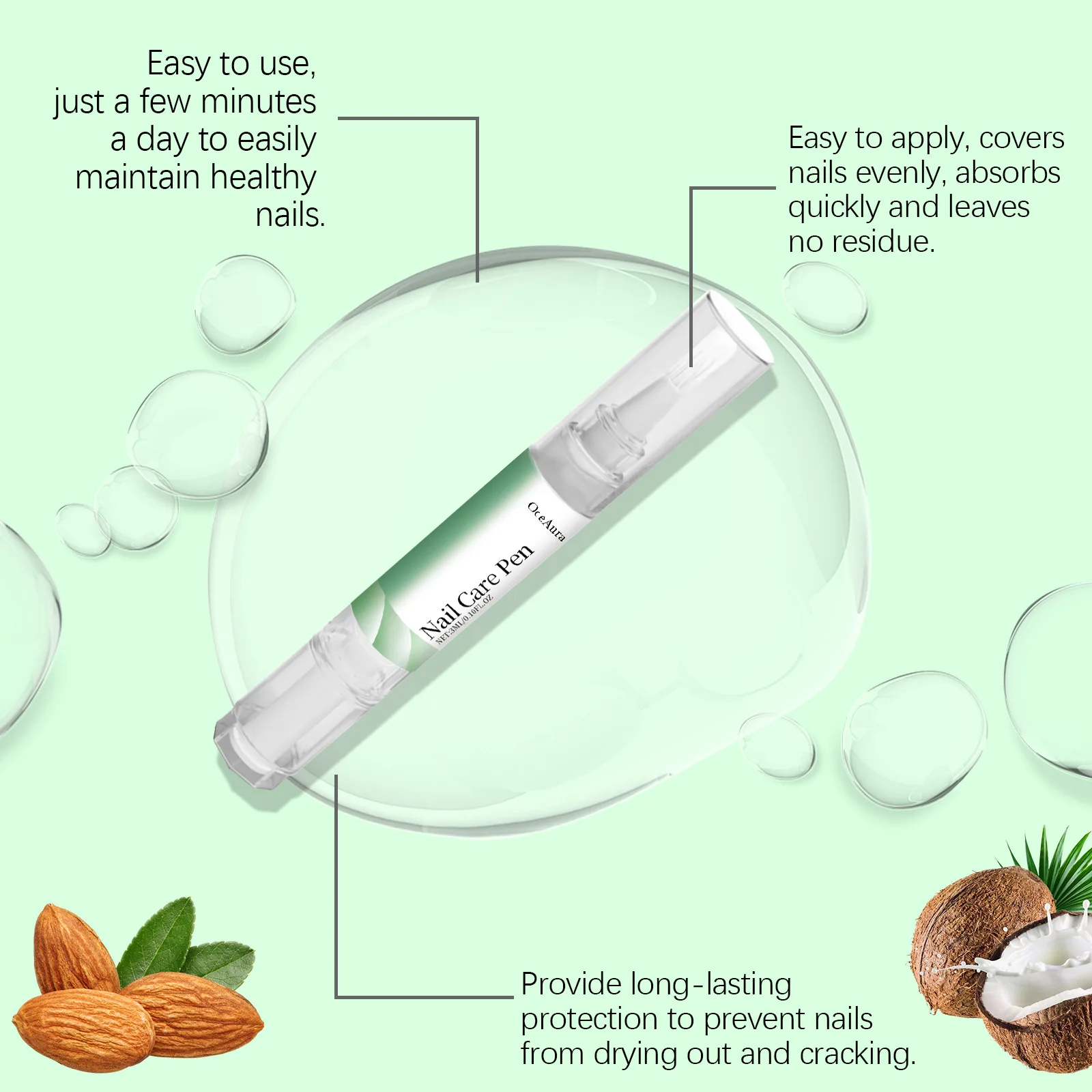 New Nail Repair Liquid Pen Nail Fungal Treatment Essential Oil Foot Toe Fungus Removal Serum Repair Nails Care Products