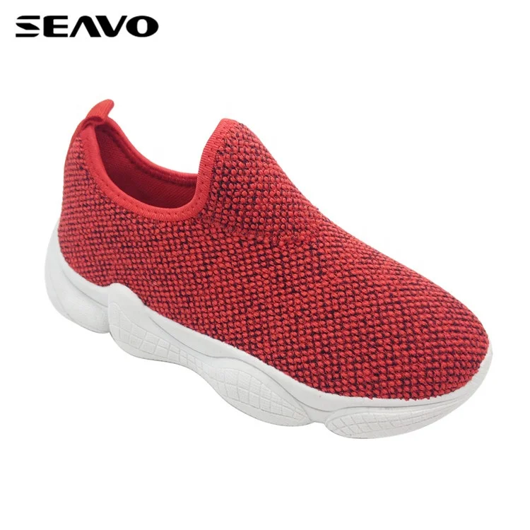 SEAVO latest slip on children sports injection shoes waking shoes