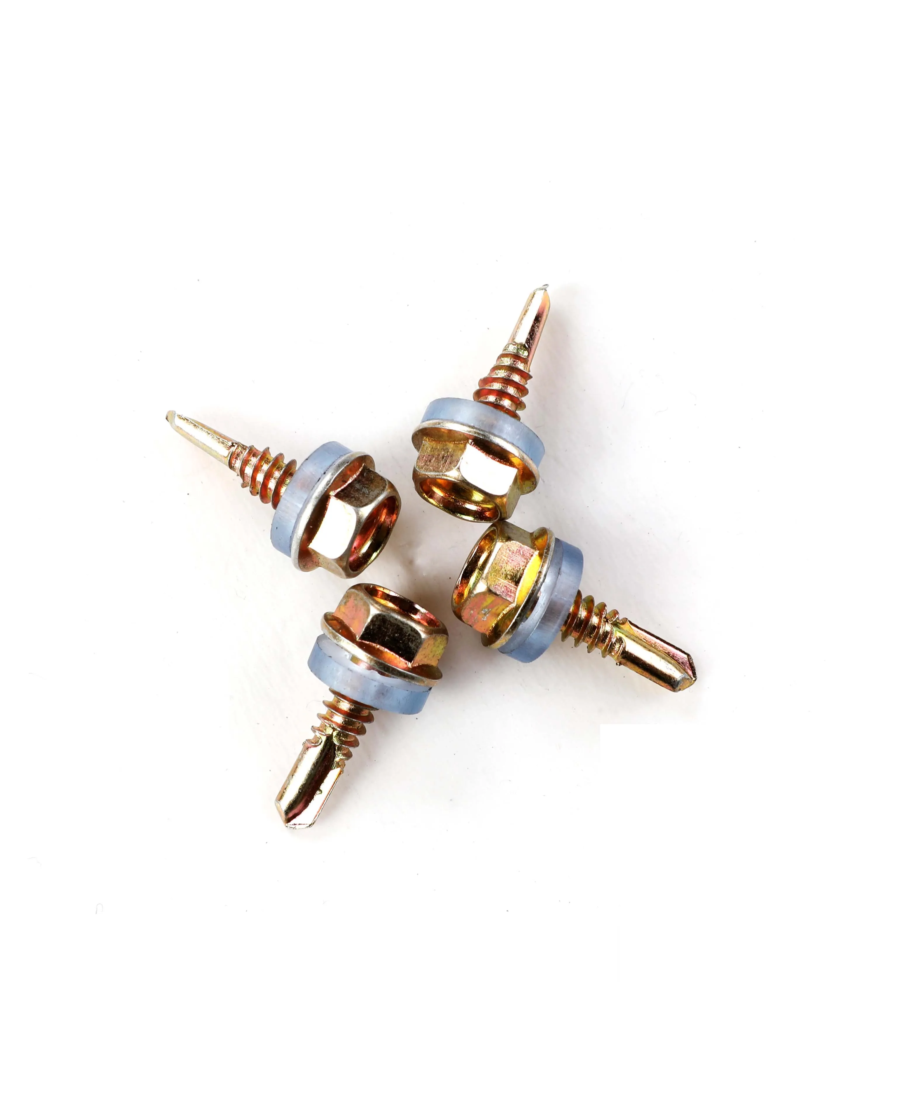 hex head self drilling concrete screw roofing screws with rubber washers