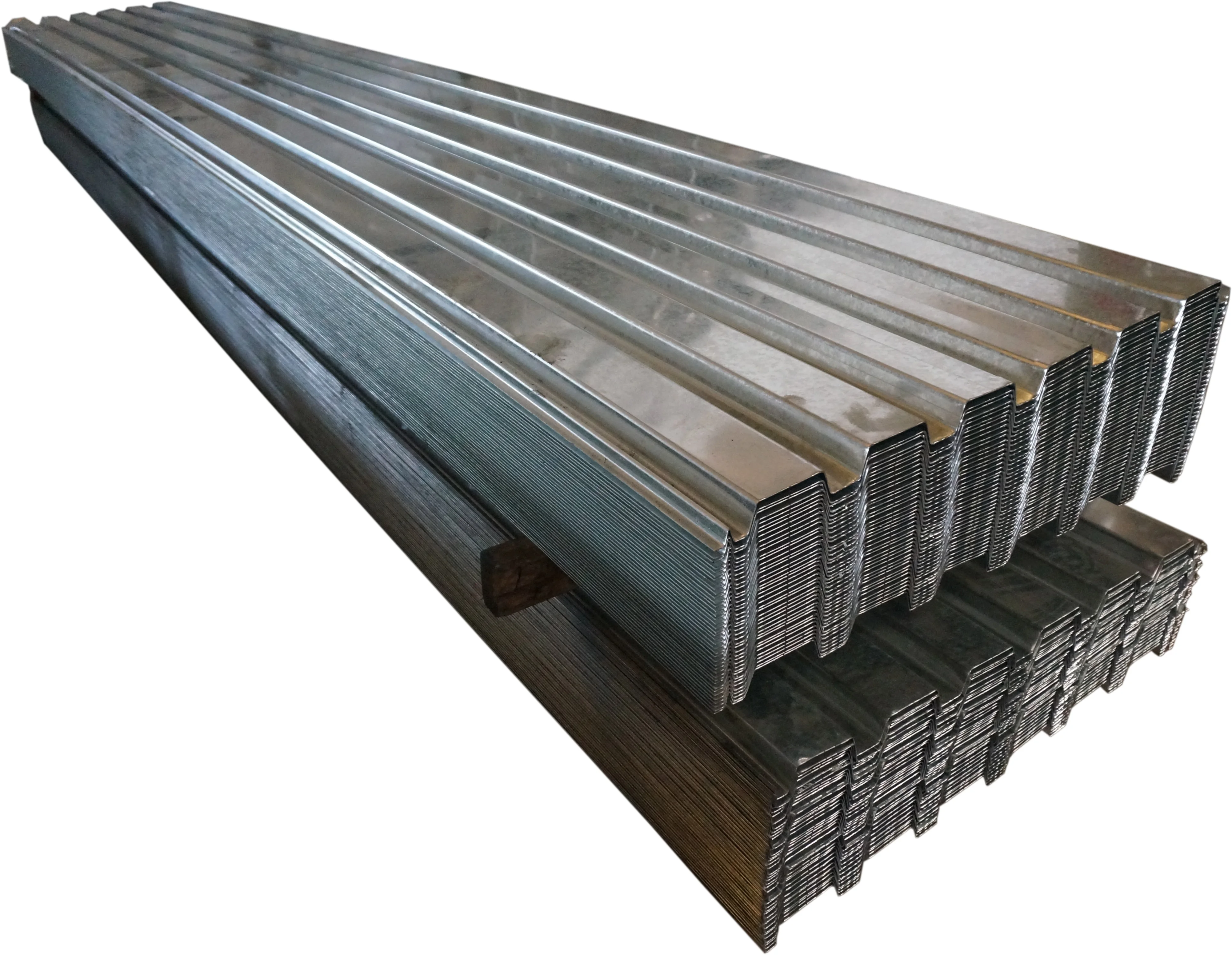 Bondek II self-supporting wire mesh steel pallet rack decking panel