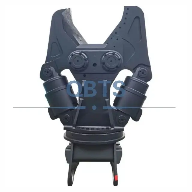 Гидравлическая Вращающаяся насадка для экскаватора снос двойной цилиндр сдвиг металлолома