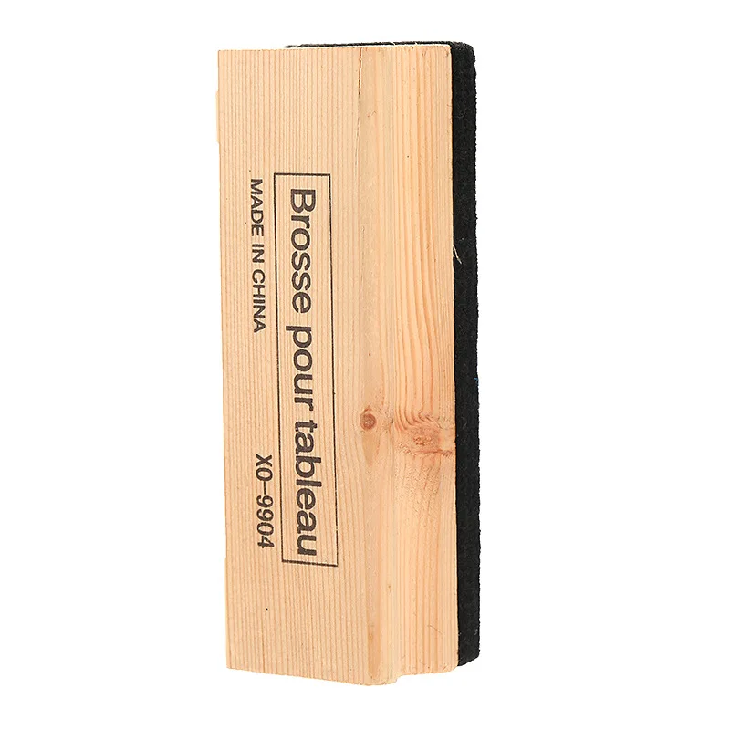 Large  eraser Board Cleaner Blackboard Wool Felt Eraser Wooden Chalkboard Duster Classroom Cleaner Kit