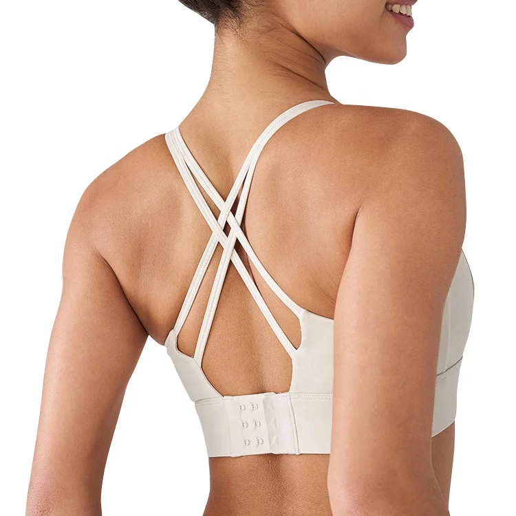 Women Soft Compression Supportive Lightweight Halter Neck Training Bra