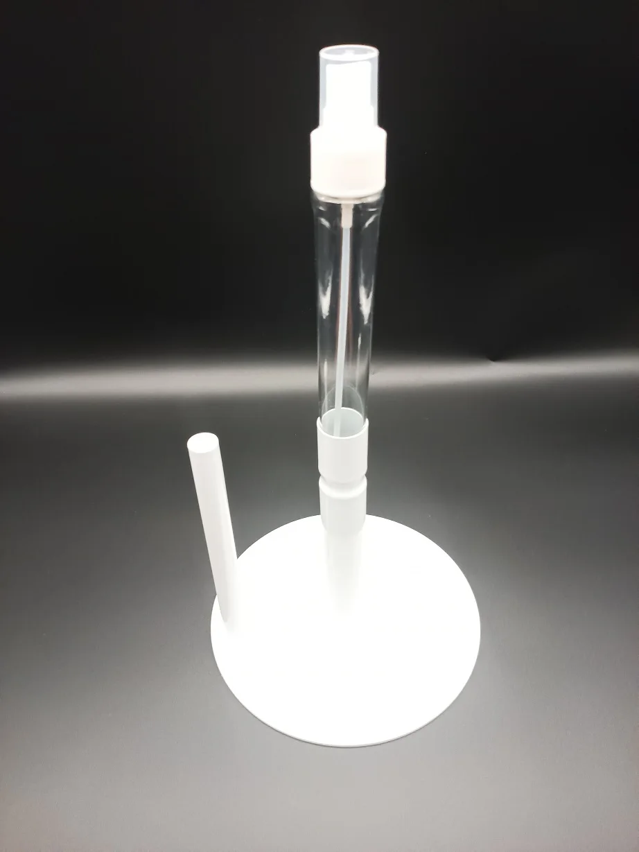 Kitchen Paper Towel Stainless Steel Countertop Paper Towel Holder With Spray Bottle Holder Inside