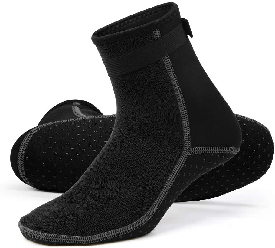 Best Selling 3MM Sports Neoprene Waterproof Swimming Surfing Water Aqua Shoes Diving Socks Non Slip Swimming Beach Socks
