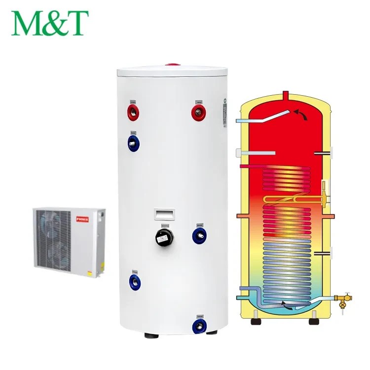 Iso9001 Ce Rohs Saa Certificate 150L 200L 300L Heat Pump Hot Water Tank Wrmepumpe Domestic Boiler Storage Tanks