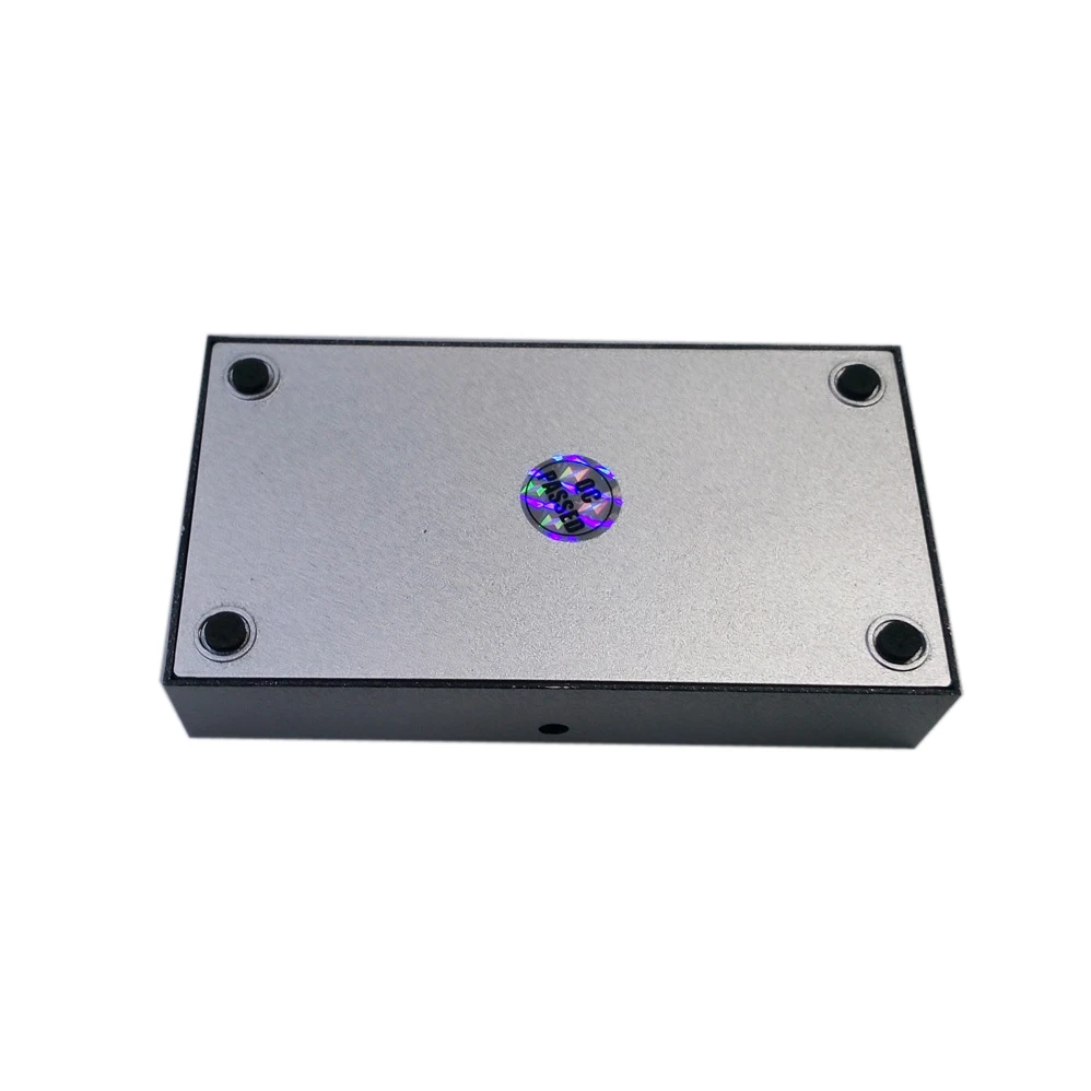 Classic Rectangle Silver plastic 10 white lights 3D crystal led light crystals displaying base