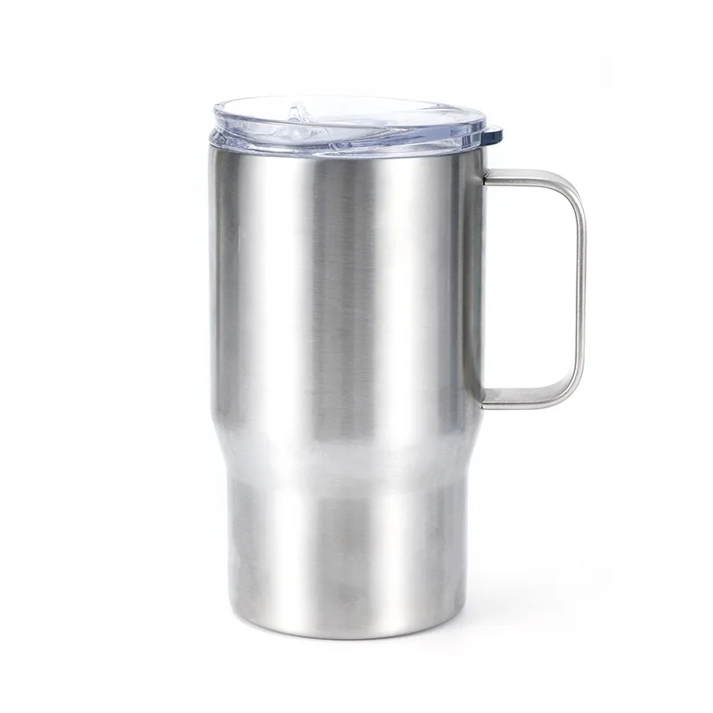 Reusable Coffee Cup Travel Mug with lid Custom 8OZ 12OZ Ceramic Reusable Cup outer stainless steel thermal