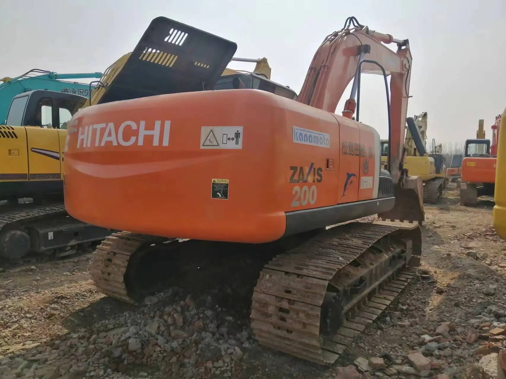 Powerful and efficient Used HITACHI EX200-3 EX200 EX120, Hitachi 60 120 200 for sale , Hitachi surplus japan