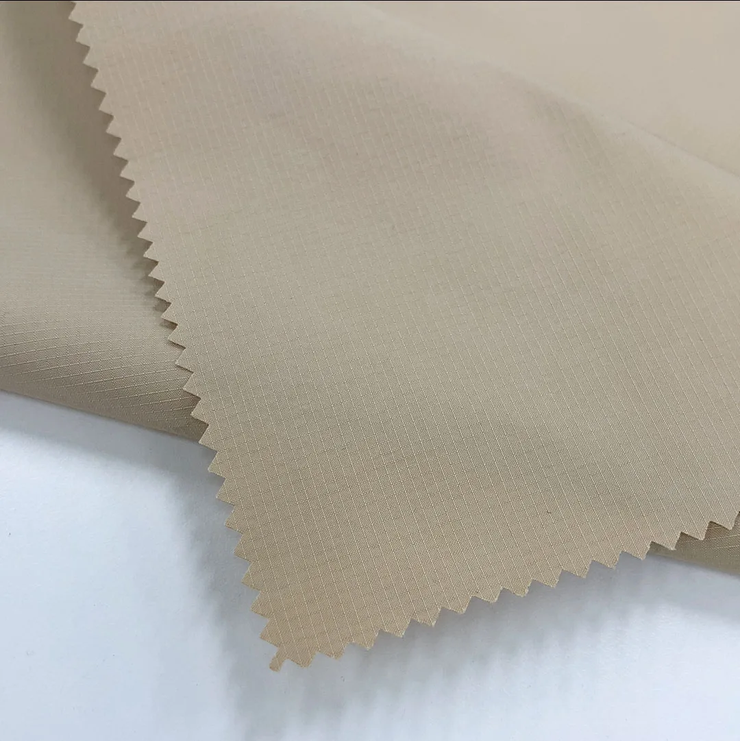 Outdoor Fabric 100d Polyester Cotton Checked Poly Cotton Fabric 68% Polyester 32% Cotton Tc Ripstop Fabric for Uniform Garment