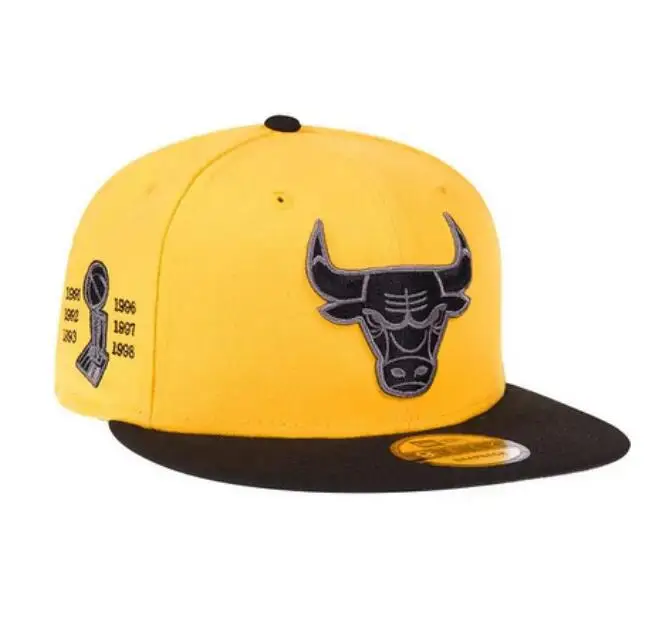 The latest hat of American basketball N-B-A league team is a unisex flat-sided baseball cap Custom Hat logo