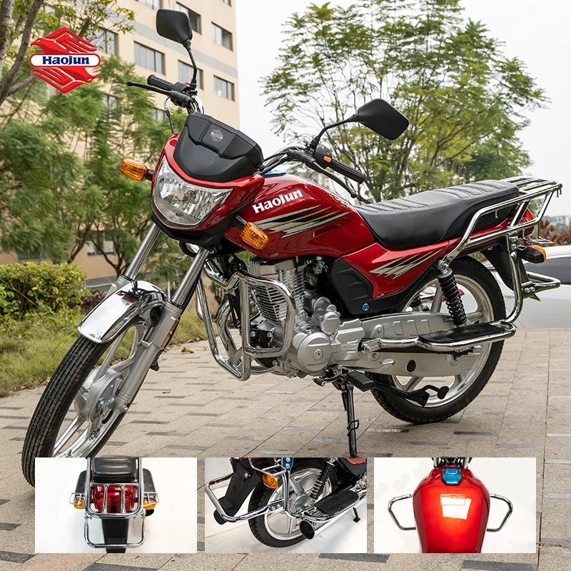 Hao Jun High quality fashion  gas motorcycle for adult Suitable for various road conditions200CC motorcycle bike  xi guan