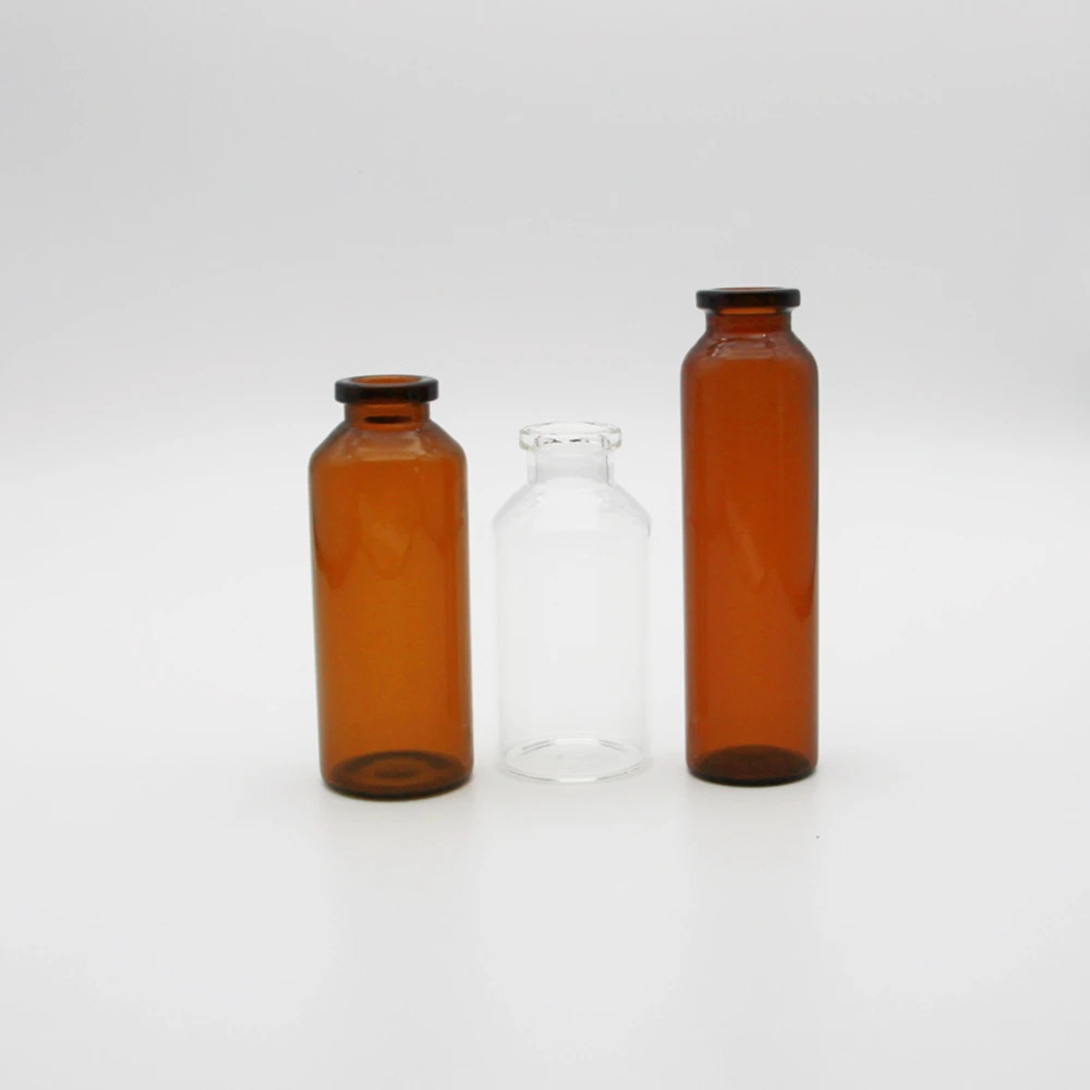 25m 30ml l pharmaceutical grade clear amber USP TYPE-1 glass vials