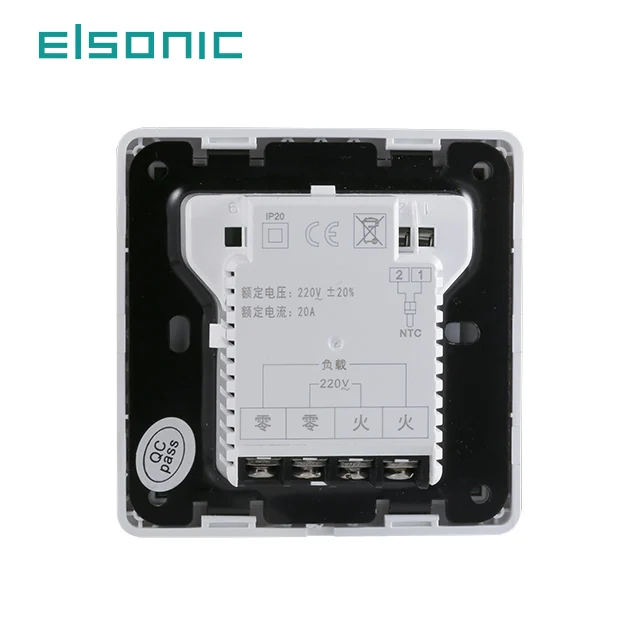 air conditioning and radiator integration HVAC system room thermostat with RS485 timer, 5+2 days programming