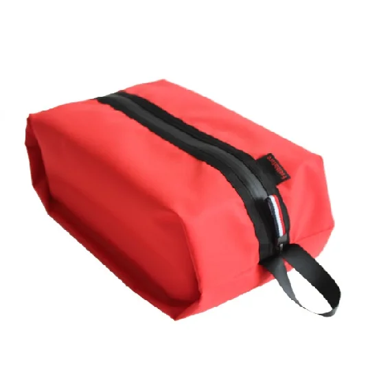 Hot sale custom logo waterproof 300D Oxford travel shoe bag custom school shoe bags