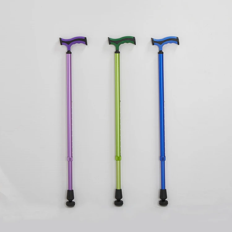 CE ISO Certificated Portable Walking Cane Aluminium Alloy Height Adjustable Medical Stick