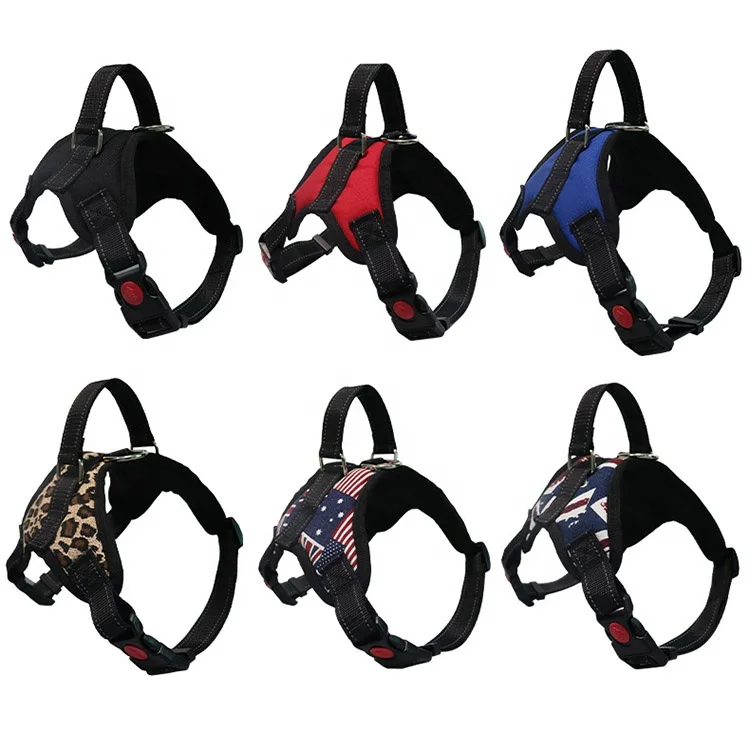 Dog Harness Vest Pet Supplies Dog Chest Belt Harness Adjustable Soft Breathable Heavy Duty  Leads Dog Chest Harness