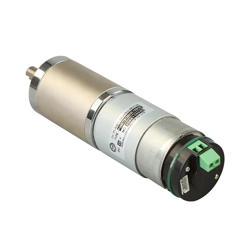 Двигатель постоянного тока 12 В, высокий крутящий момент 20 нм, низкооборотный планетарный редуктор коробки передач для роботизированной машины