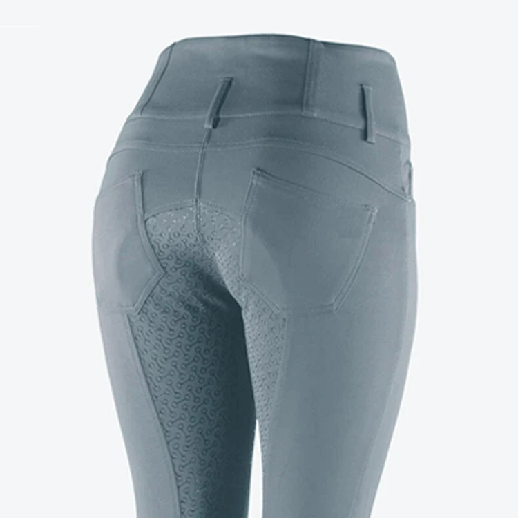 Customized Horse Full Seat Silicone High Wais Jodhpurs Breeches Riding Tights Leggings Ladies Equestrian