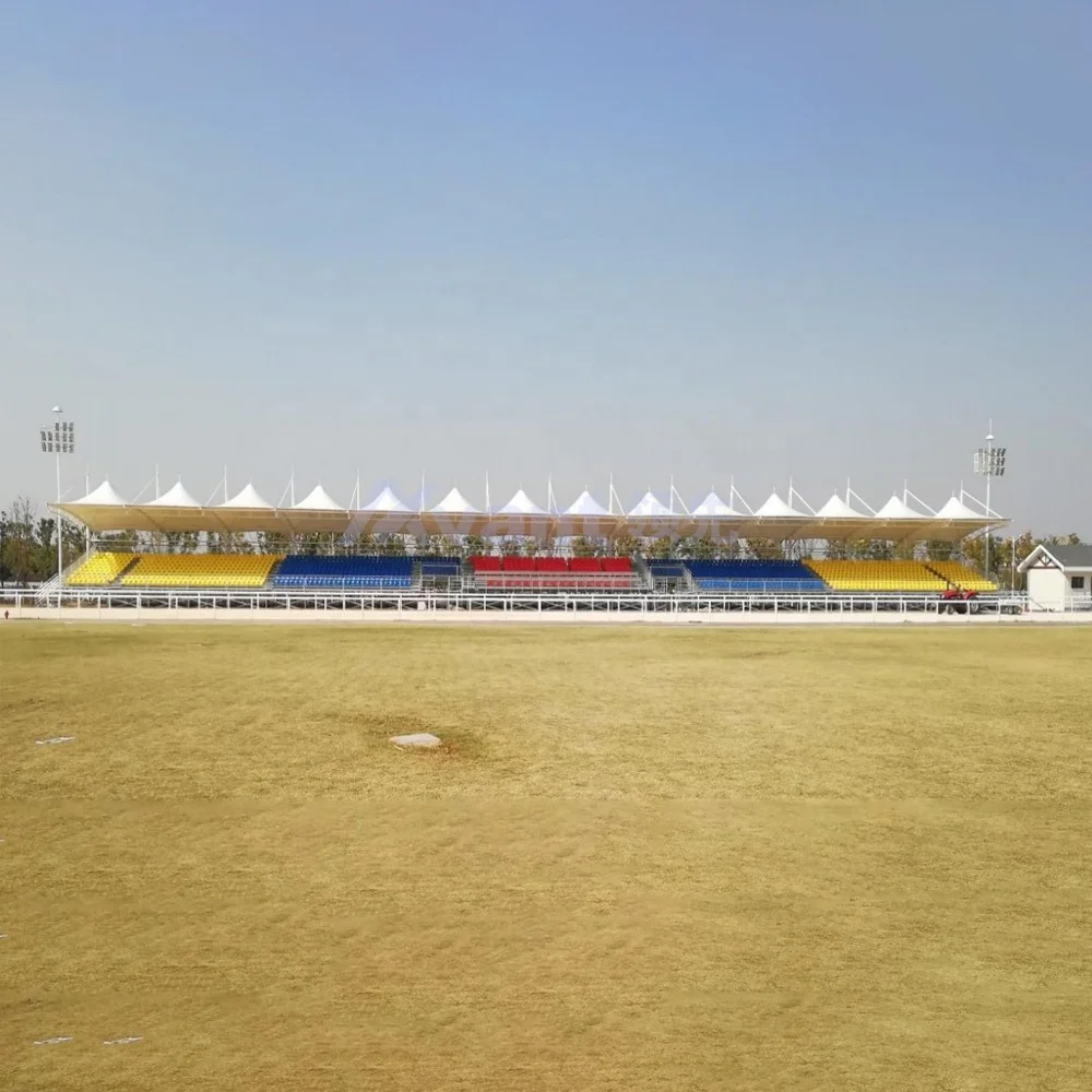 Avant Sports Stadium Seating Solutions Arena Temporary Bleachers Seats With Back Stadium Chairs With Roof Cover Event Grandstand