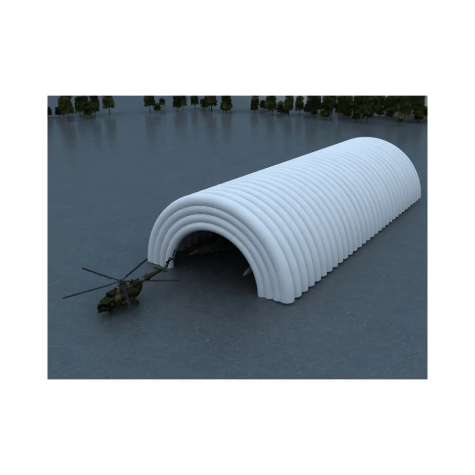Quality Assurance Air rib membrane hangar Inflatable hangar  car parking garage canopy Inflatable tent Inflatable structure