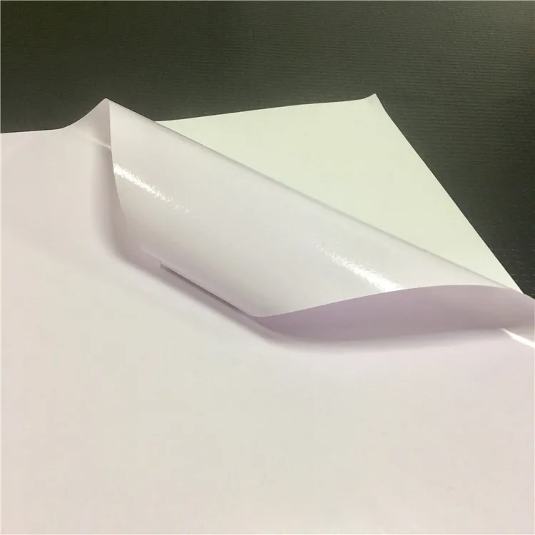 Glory White Pvc Vinyl Self Adhesive Vinyl Film Roll for Printing 120gsm 130gsm 140gsm