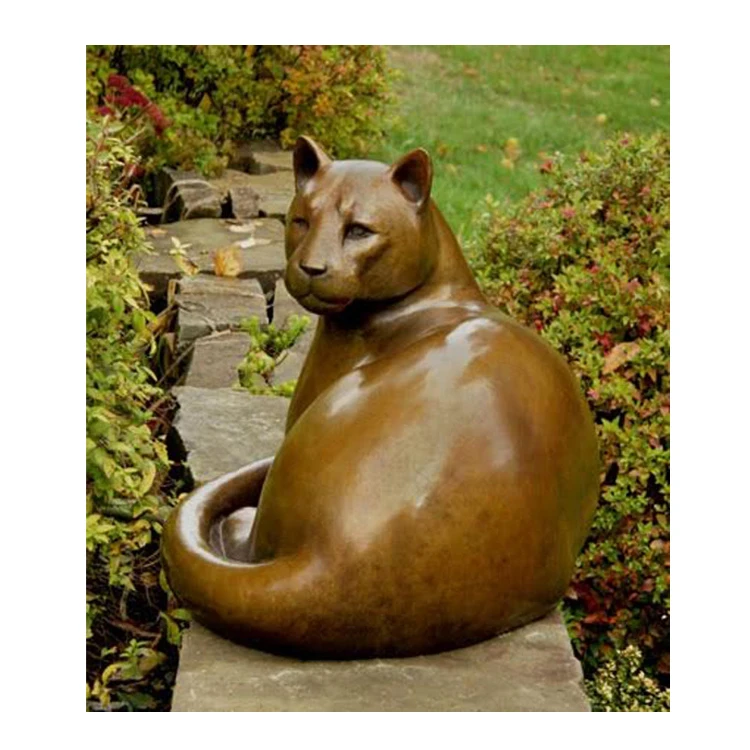 Статуэтка из бронзы для сада с изображением животного