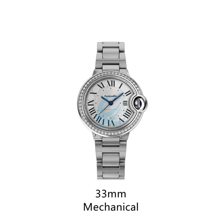 Factory Wholesale Luxury Watch 3a Quality Cartire Unisex Brand Custom Watch Sapphire  Mechanical Watches