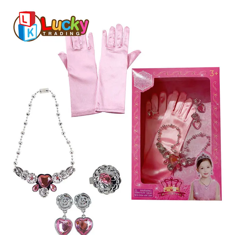 Игрушки для принцессы маленьких девочек игрушки макияжа принцесса набор косплея корона пластиковые украшения и обувь игрушка