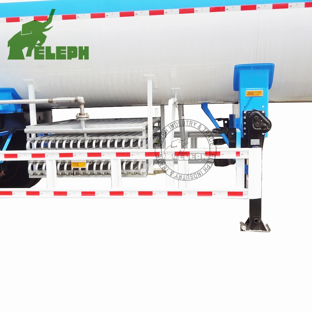 stainless steel lng plant gas storage tank semi trailer cryogenic tanker gas in kenya 07