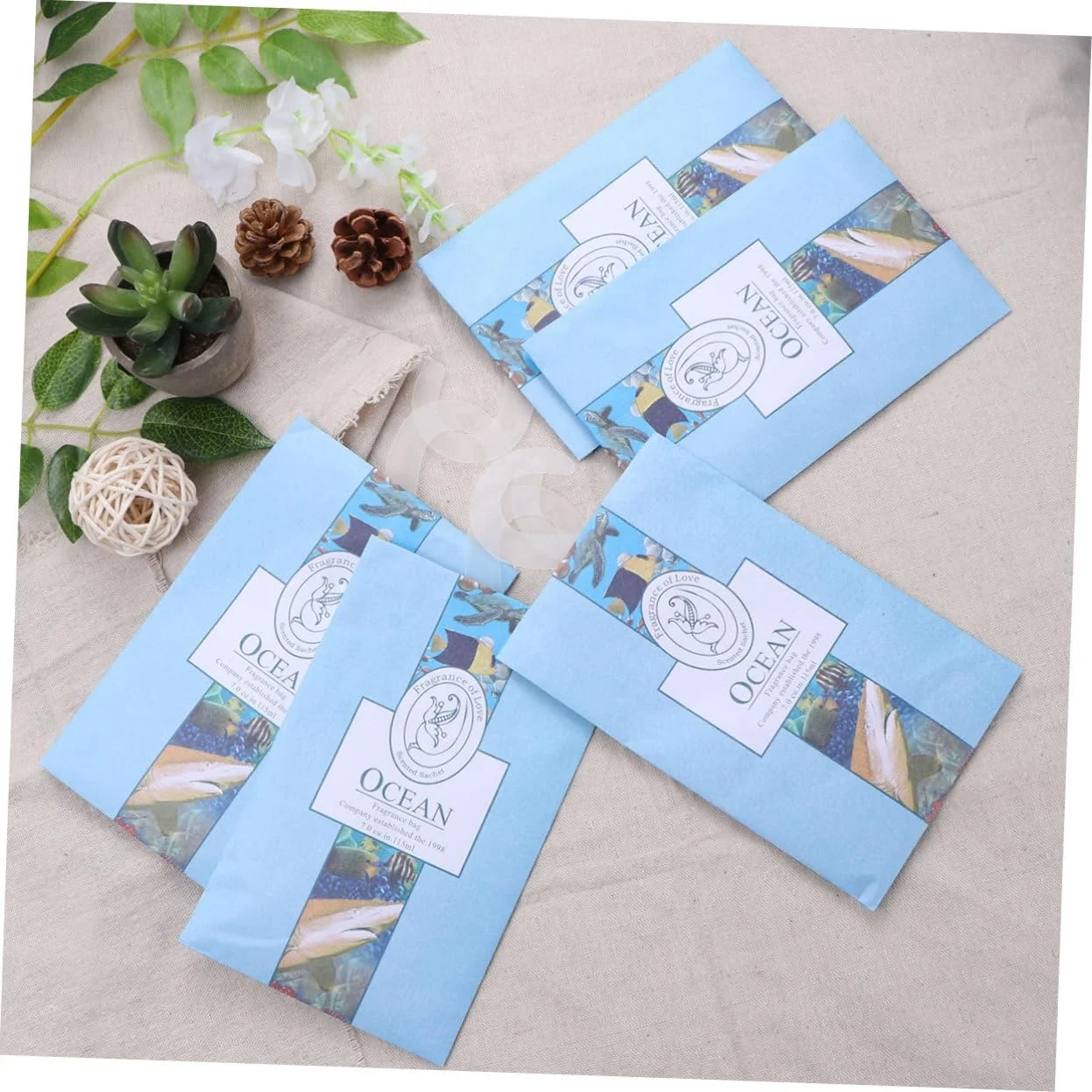 Scented Sachet 20g Hot Sale Eco-friendly Hook Custom Private Label Aroma Home Decor Wardrobe Closet Scented Sachet