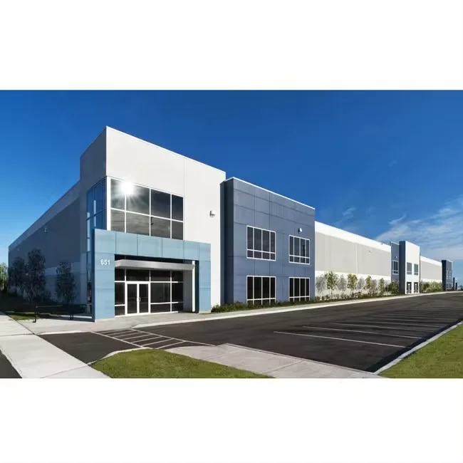 Low-Cost Prefabricated Steel Structure Building for Workshop and Warehouse Use