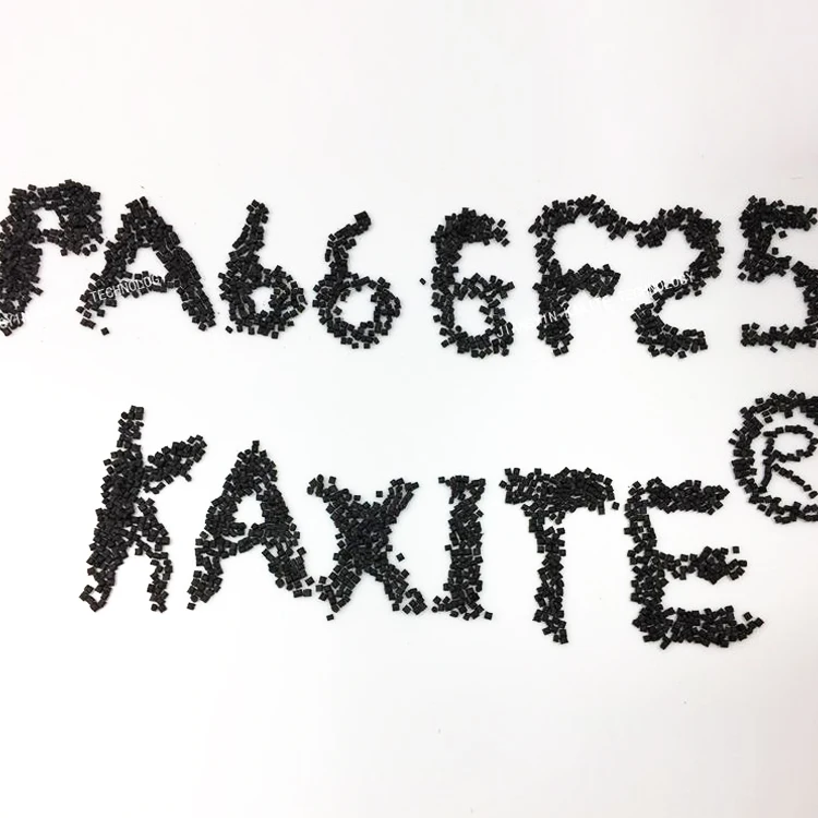 High Strength Shock Resistance PA66 Granules Black Plastic Injection Parts PA66 Granules