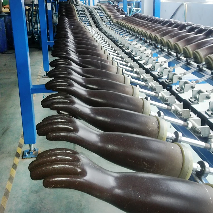 Long Sleeve (Knitting/Sewing)Sandy/Foam Glove Production Line/glove dipping machine