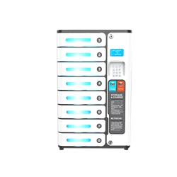 Most popular steel charger ! MIA 8 Bay System Pin Code Locker with Auto-Door Open System for Public Places from Y2Power Shenzhen