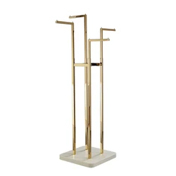 Clothing Rack Garment Shop Simple Style Gold Design Support Polished