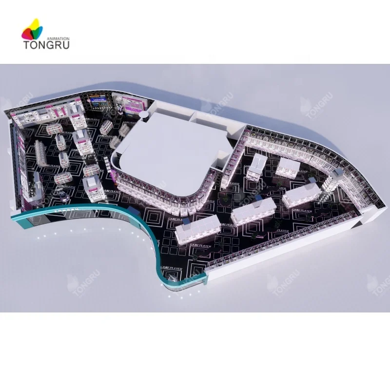 Malaysia crane game machines toy catcher 600m square meters entertainment layout coin pusher toy vending machine claw plush