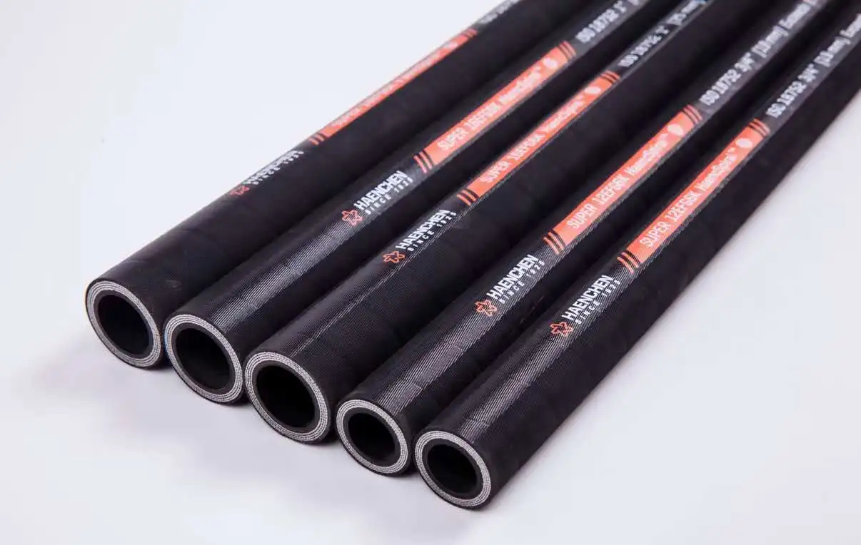 High Quality  flexible hydraulic rubber hose R1 R2 R12 R13 for Mechanical equipment