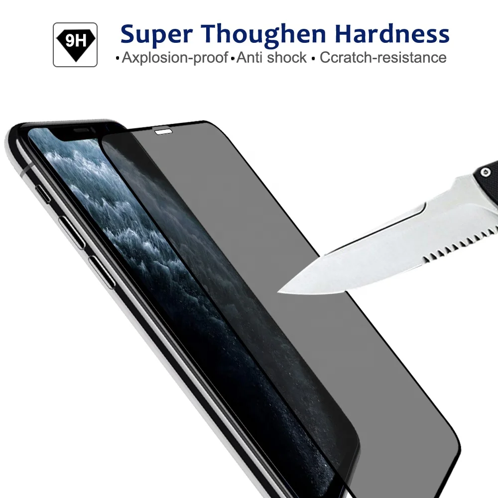 For iphone 13 Anti glare 9H Anti-Spy Peeping Privacy phone Tempered glass screen protector for Iphone 12pro max 11 X XR 678plus